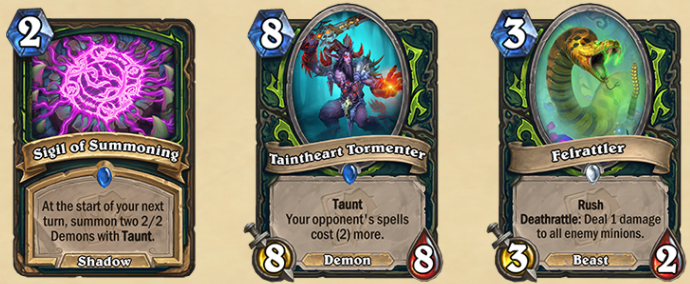 The new Demon Hunter cards.