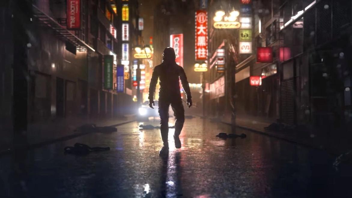 GhostWire: Tokyo's protagonist walks an empty street.