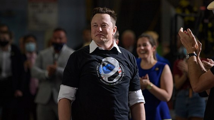 A photo of Elon Musk, in an article about his NFT holdings, or lack of.