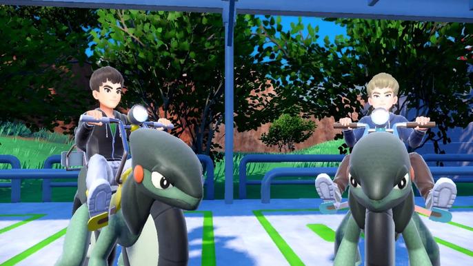 picture of multiplayer in pokemon scarlet and violet