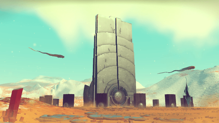 A Monolith in No Man's Sky