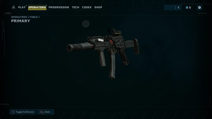 The 9x19VSN in Rainbow Six Extraction.