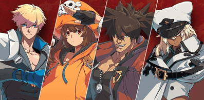 Image of four fighters in Guilty Gear Strive.