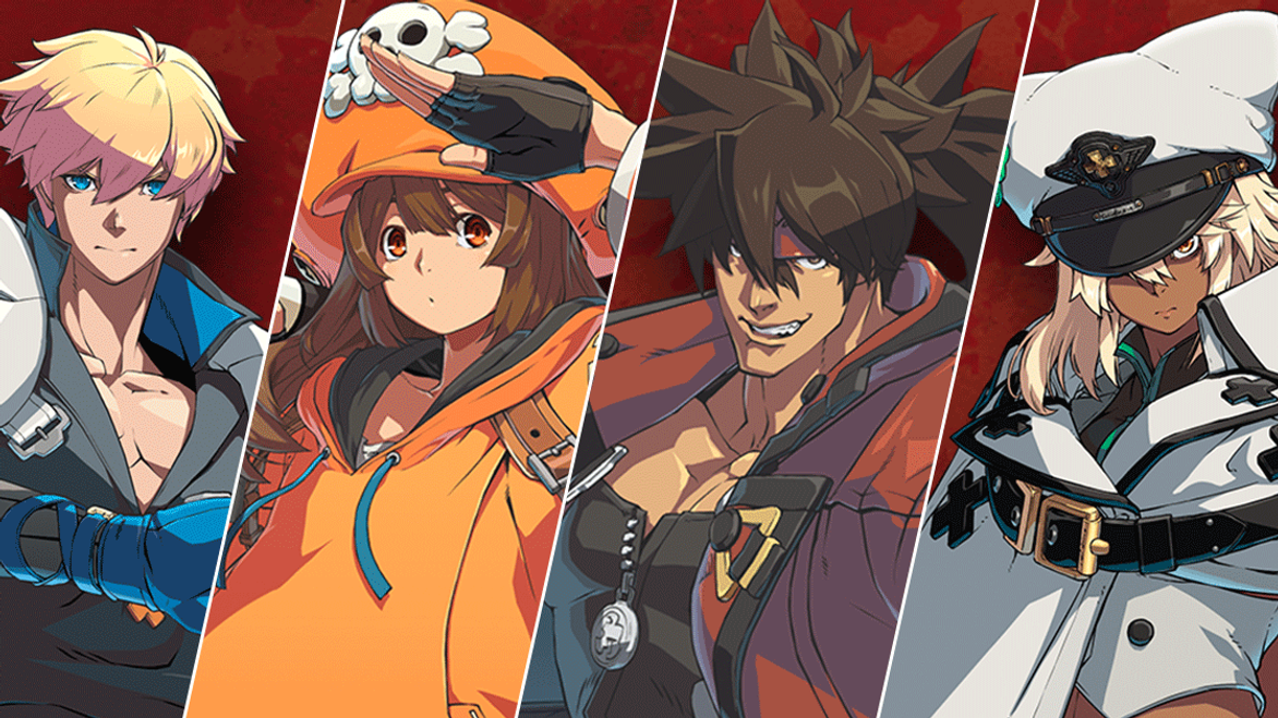Image of four fighters in Guilty Gear Strive.