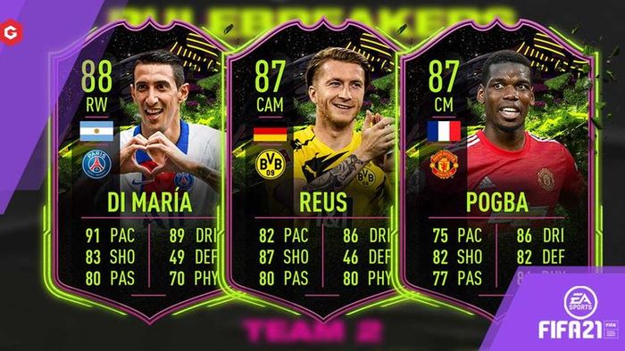 Fifa 21 Rulebreakers Team 2 Confirmed With Paul Pogba Angel Di Maria Marco Reus And More