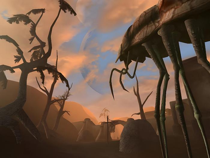 A promo image for Morrowind.