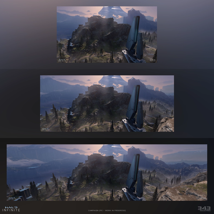 A look at the different aspect ratios coming in Halo Infinite