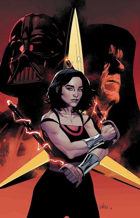 The cover for the first comic in the Star Wars: Crimson Reign series.