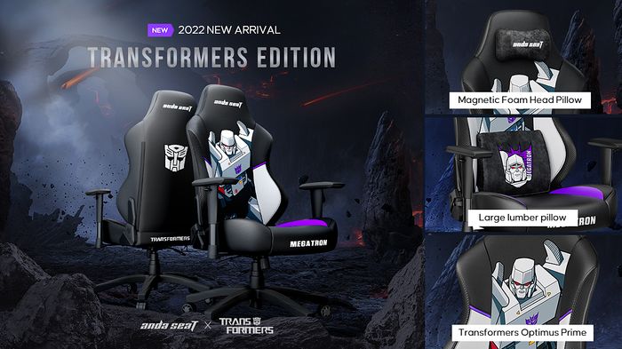 Picture of the Megatron AndaSeat chair and add ons