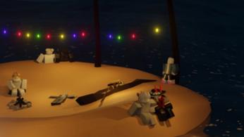 Image from Critical Legends, showing Roblox characters on an island