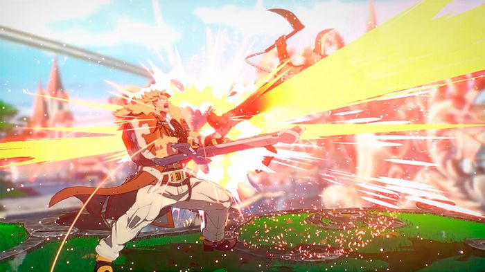 Official Screenshot of Leo Whitefang from Guilty Gear Strive