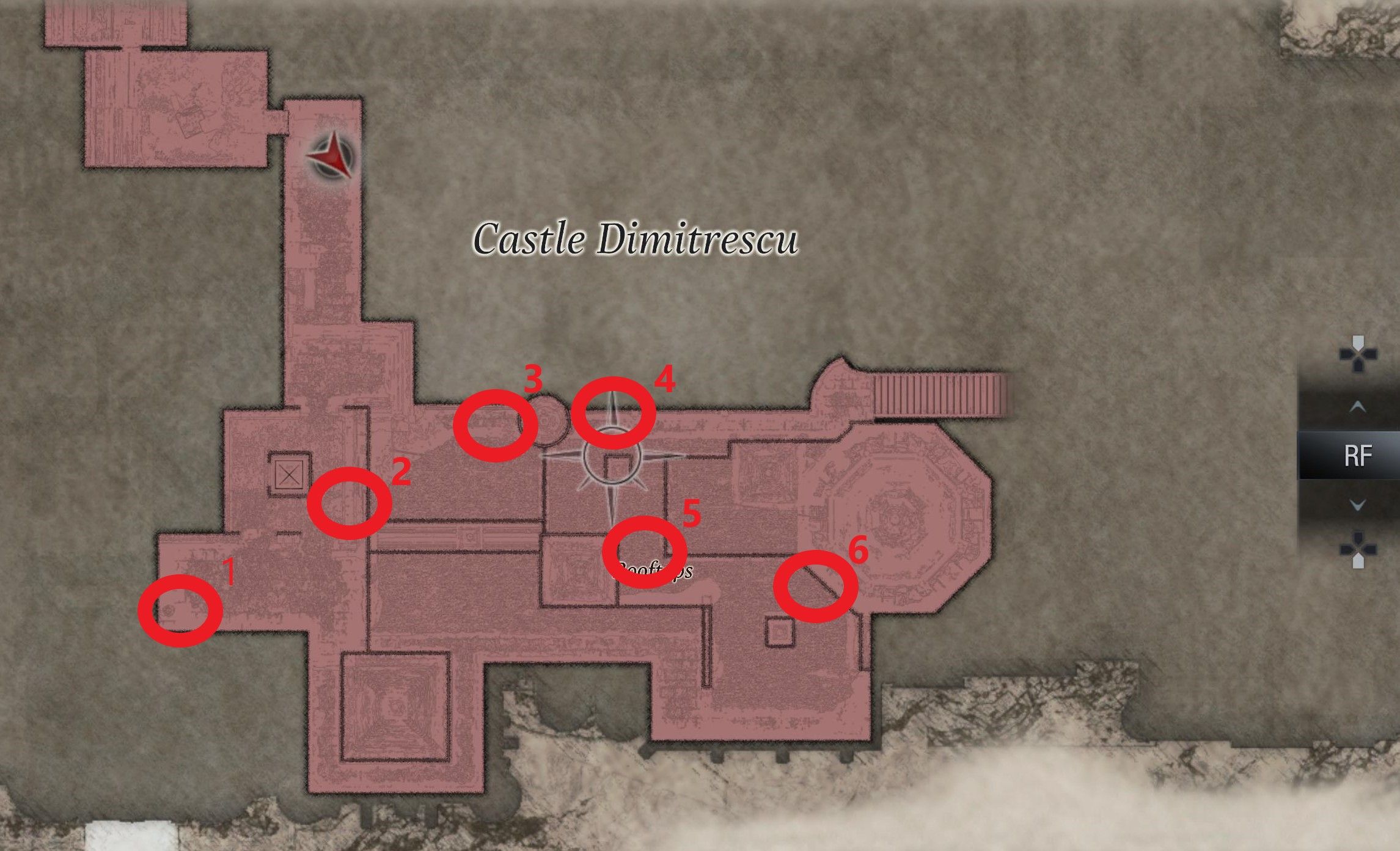resident evil 4 item map