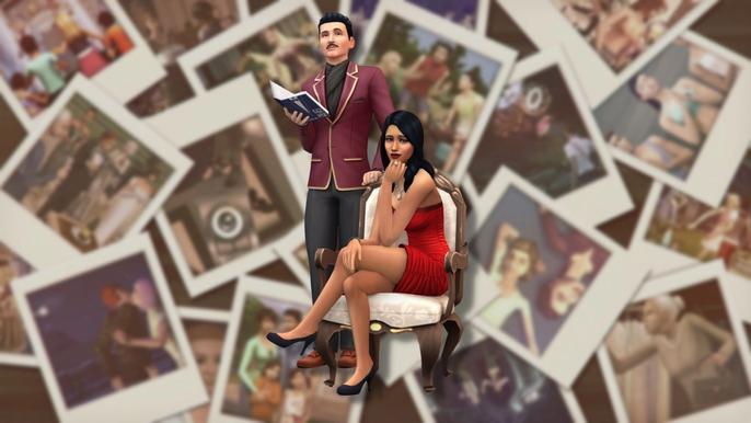 Bella and Mortimer Goth in Sims 4