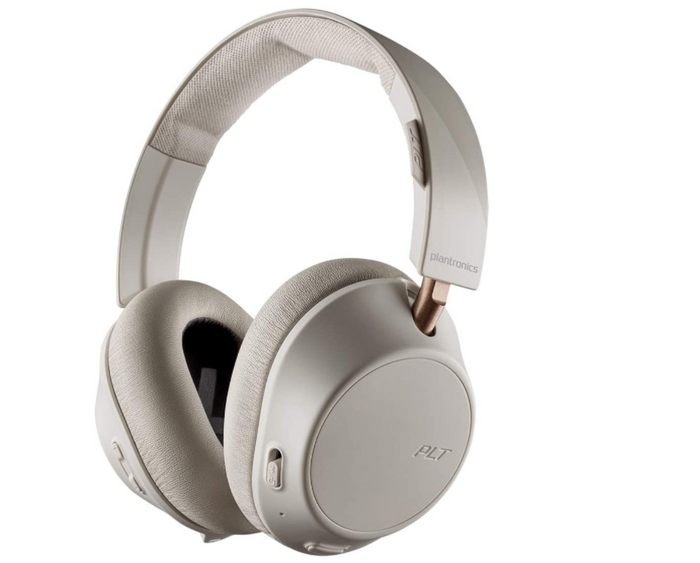 best budget wireless headphones, product image of grey and rose gold headphones