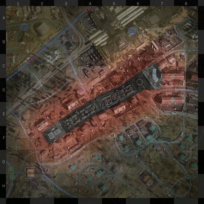Promenade Ground War map