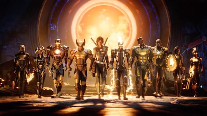 Image of various heroes in Marvel's Midnight Suns.