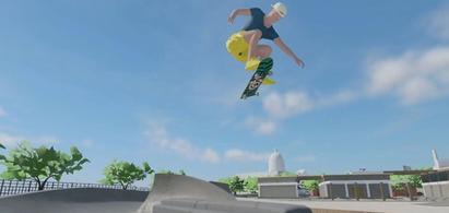 A screenshot from gameplay footage of Skate.