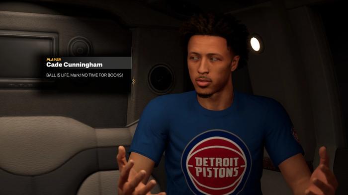 A screenshot from NBA 2K23.