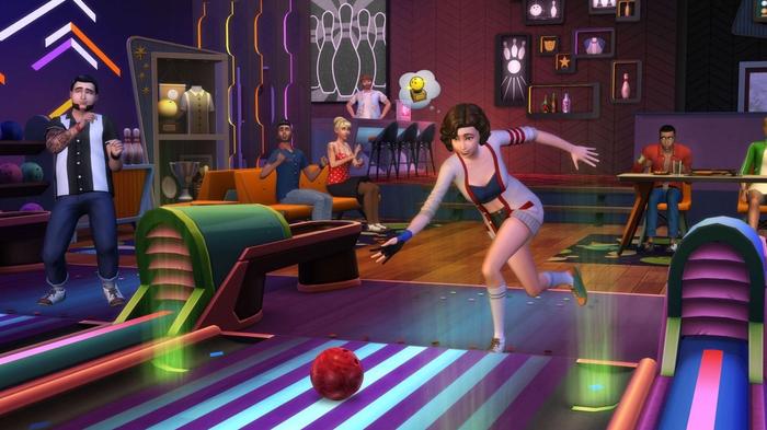 Sims 4 Bowling Night