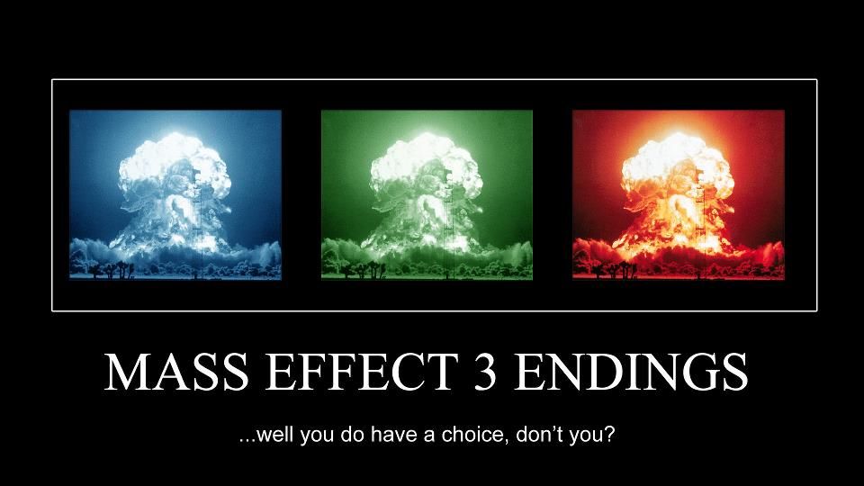 mass effect 3 different endings