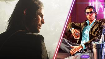 The GTA Online protagonist alongside Red Dead Redemption 2's John Marston.