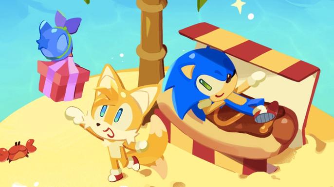 Image of Tails and Sonic in Cookie Run: Kingdom
