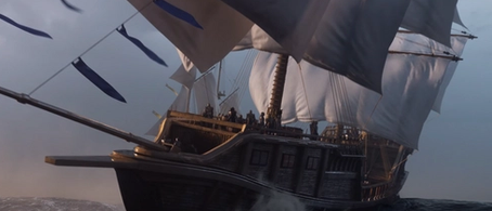 Image from The Elder Scrolls Online: 2022 Cinematic Teaser - Ship in the ocean