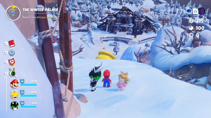 Mario and Rabbids Sparks of Hope preview - an ice world