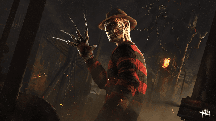 Freddy Kreuger showing off his bladers in Dead by Daylight