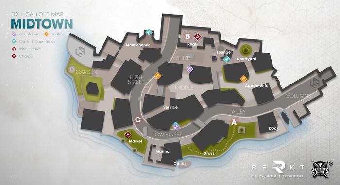 Trials of Osiris Midtown Callout Map