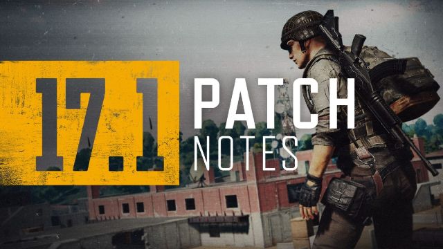 PUBG Update 17.1 Patch Notes