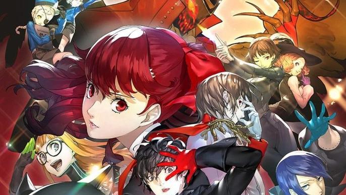 All the main characters from Persona 5 Royal