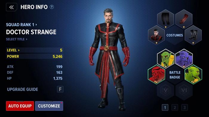 Doctor Strange in Marvel Future Revolution.