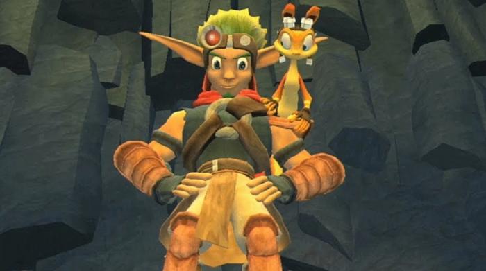 A gameplay screenshot of Jack and Daxter