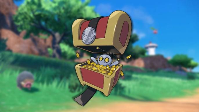 The new Coin Chest Pokemon, Gimmighoul