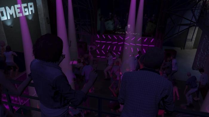 GTA Online The Player is partying in their own nightclub called OMEGA