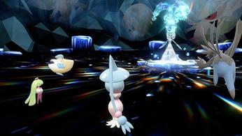 picture of a tera raid battle in pokemon scarlet and violet
