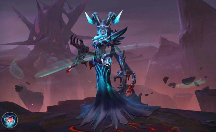 In-game screenshot featuring Vexana's default appearance in Mobile Legends.