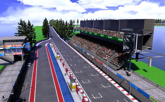 An image of the racing circuit in GTA 5.