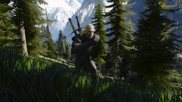 Geralt in The Witcher 3.