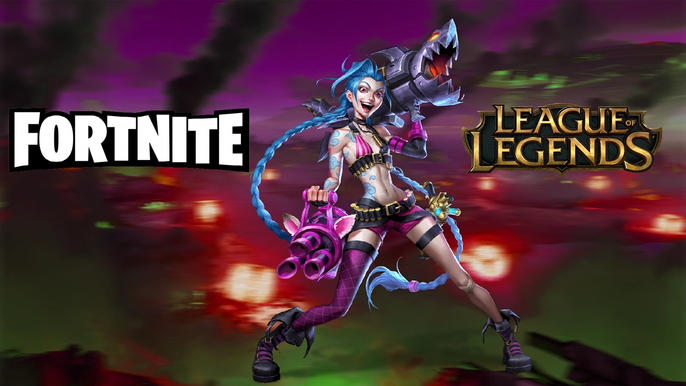 This image potrays the new League of Legends crossover in Fortnite Season 8