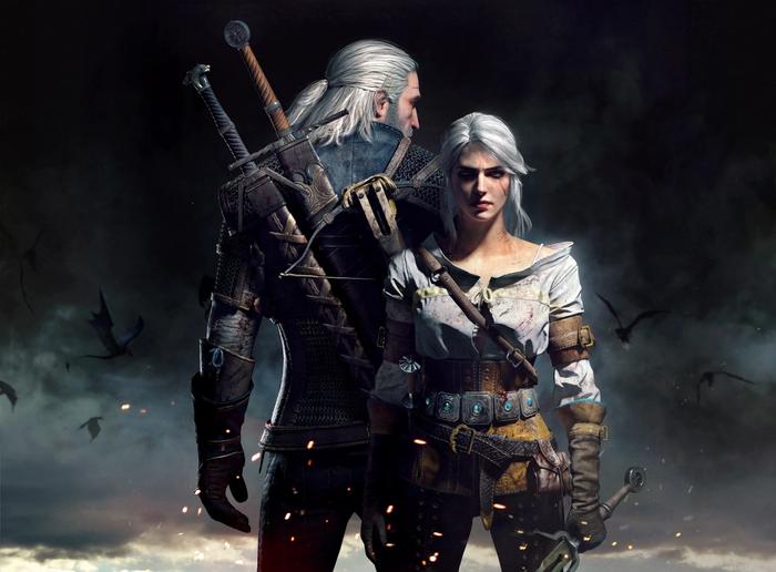 Geralt and Ciri of The Witcher 3: Wild Hunt.