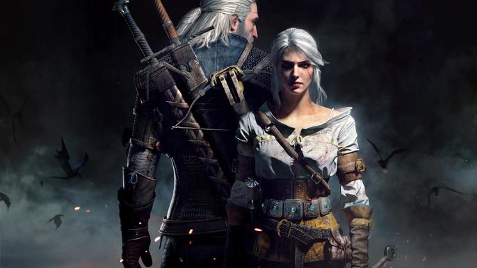 Geralt and Ciri in The Witcher 3: Wild Hunt.