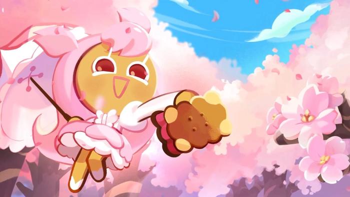 Image of Cherry Blossom and Cherry Cookie in Cookie Run: Kingdom