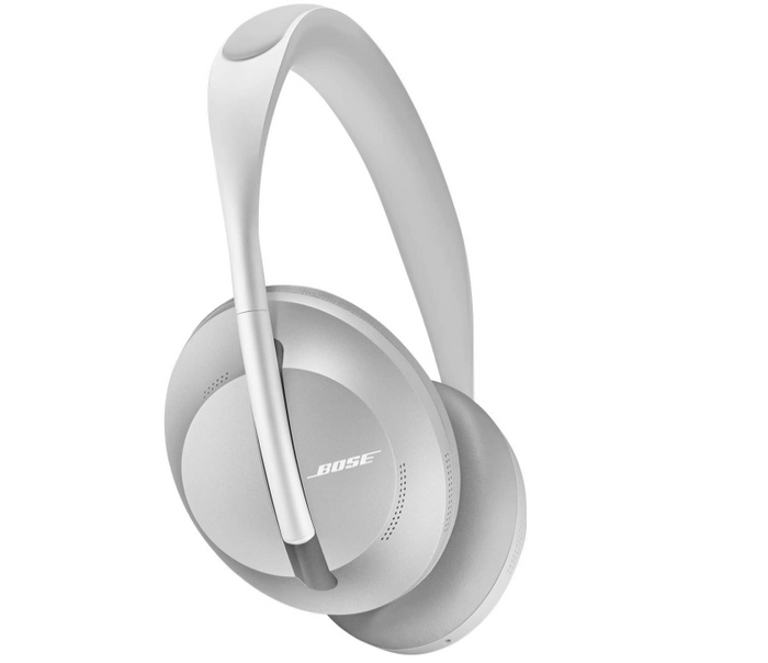 best wireless headphones, image of silver over-ear headphones