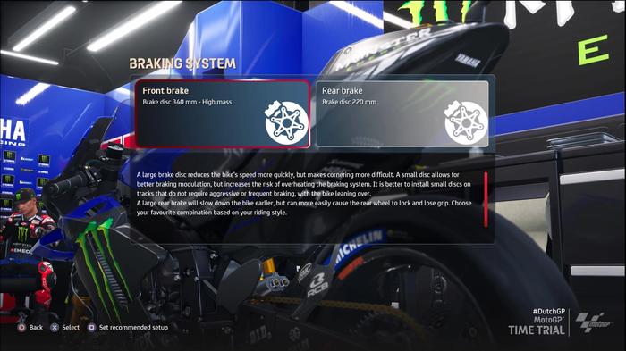MotoGP 21 Qatar Setup Brakes