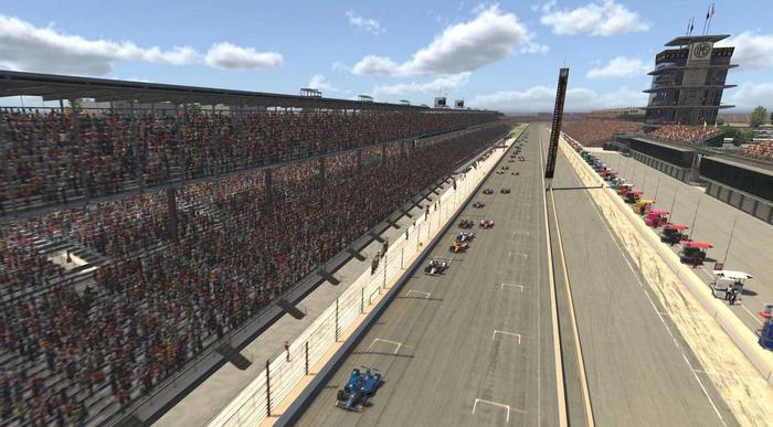 Indianapolis Motor speedway in iRacing