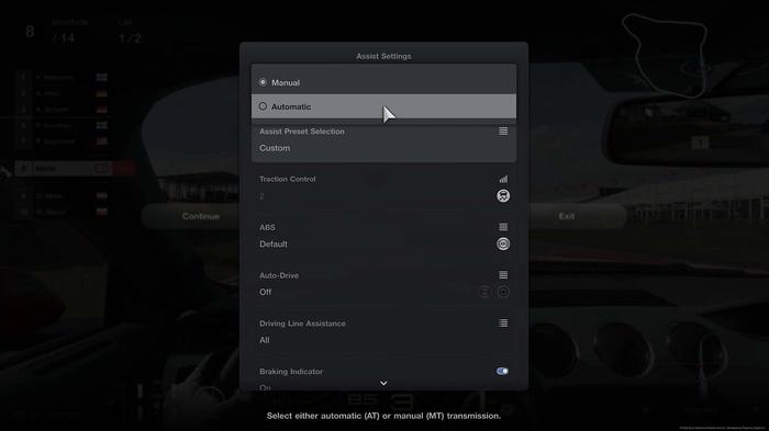 Gran Turismo 7 change automatic gears 2