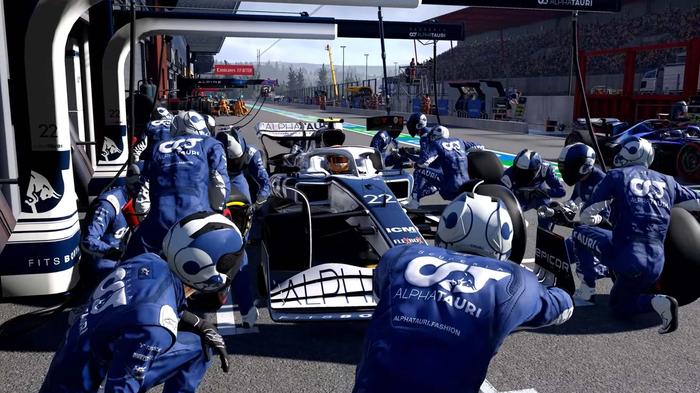 F1 22 pit stops 