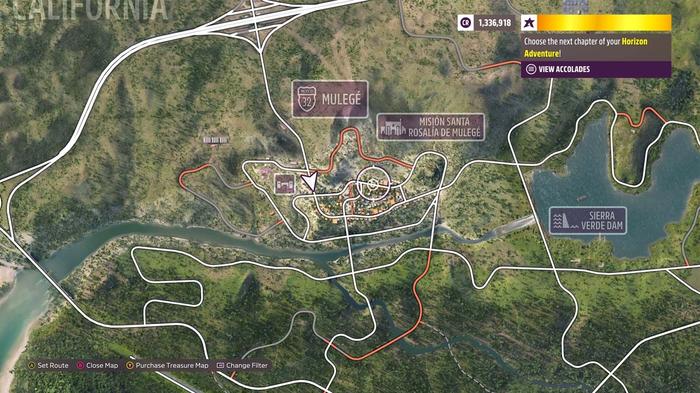 Forza Horizon 5 Arch of Mulege map location